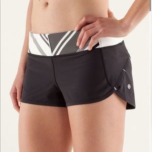 Lululemon Run: Speed Short in black